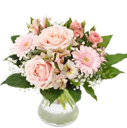 sweet-pink-flowers-bouquet